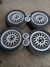 4 X VW BBS 409 15" ALLOY WHEELS+TYRES 5 X 100 6.5J +CENTRE CAPS VR6 CORRADO GOLF