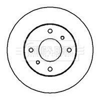 2x Front Vented Brake Discs