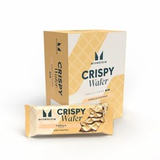 My Protein Vanilla Crispy Wafer Flavour Filling Whey & Milk Bar Pack 10 x 42g