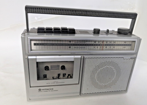 Vintage hitachi radio cassette - radio,