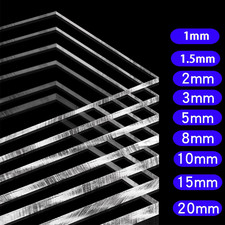 Clear ACR Perspex Solid