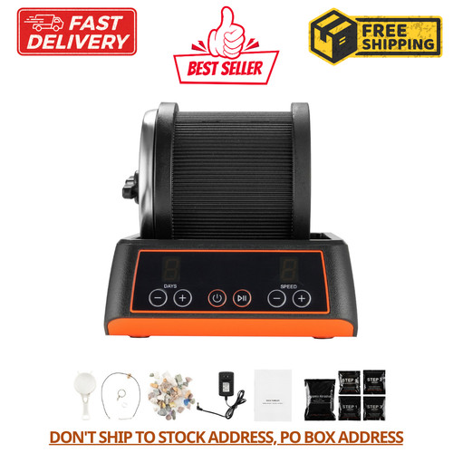 Kffkff rock tumbler kit - kit,, 2