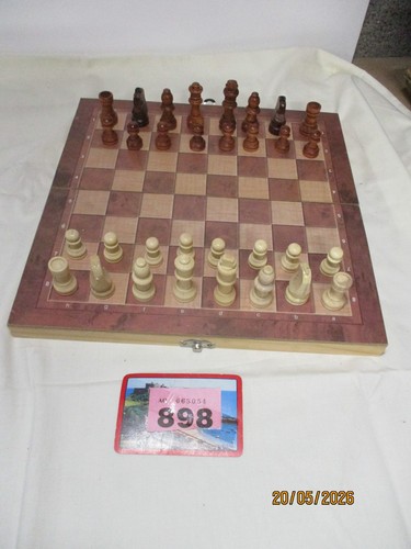 Wooden chess board and - wooden,