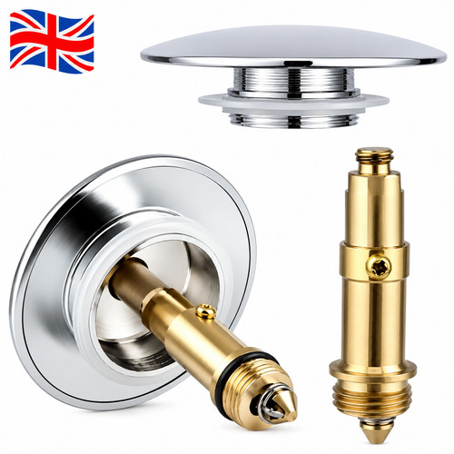 65mm chrome easy pop basin - 65mm, up