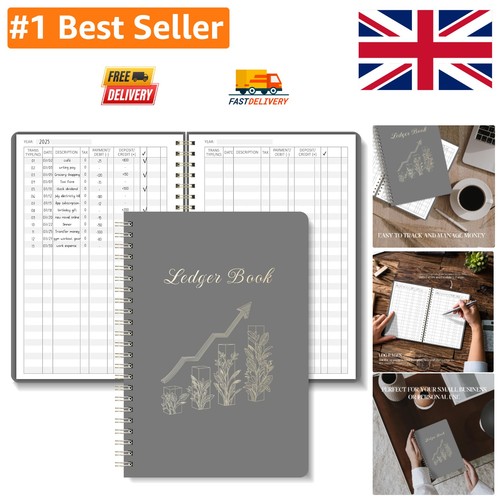 120 page spiral ledger - 120-page,
