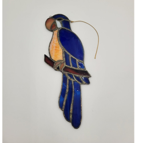 Stained glass parrot - stained,