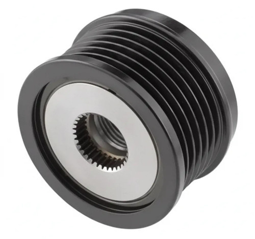 Alternator clutch pulley
