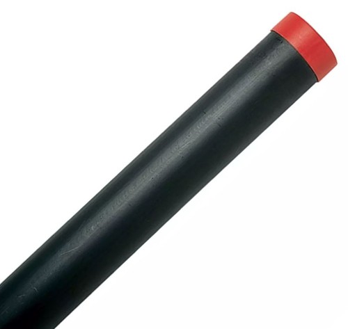 Leeda black rod tubes - black,