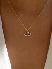 Evil Eye Necklace With Cubic