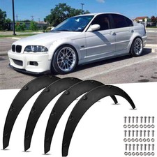 Fender Flares 3" Extra Wide Wheel Arches Flexible For 3 Series E46 E90 E92 328i