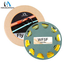 Maxcatch Gold Floating WF Fly Fishing Line with 2 Welded Loops - All Sizes