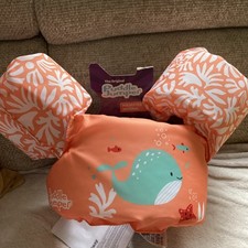 New Bestway The Original Puddle Jumper Childs Swim Vest Whale 2-6 (15-30 KG)