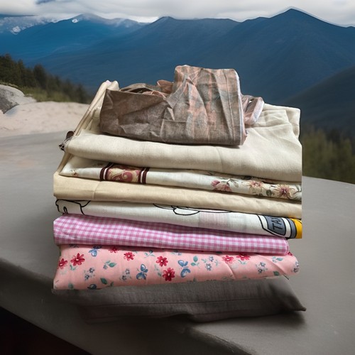 Mixed fabric scrap bags - mixed,