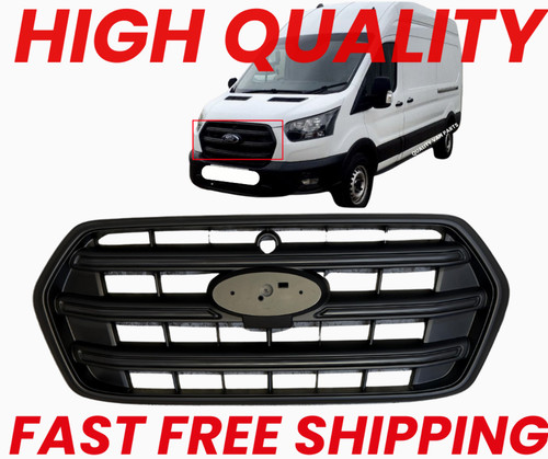 Front upper grille gloss black - grille,