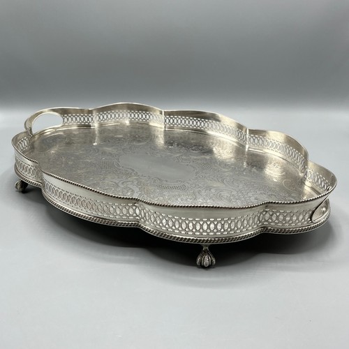 Vintage silver plated gallery - plated,