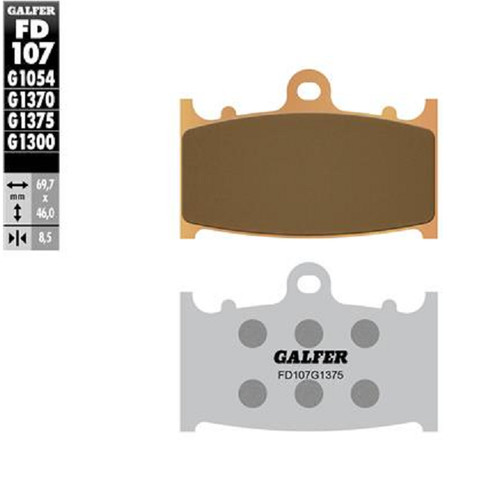 Galfer sintered brake pads - sintered,