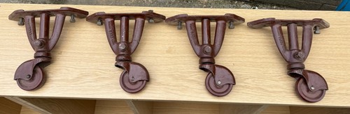 Antique castors industrial - antique,