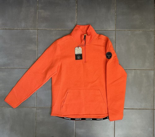 Napapijri orange zip - orange, 1/4-zip