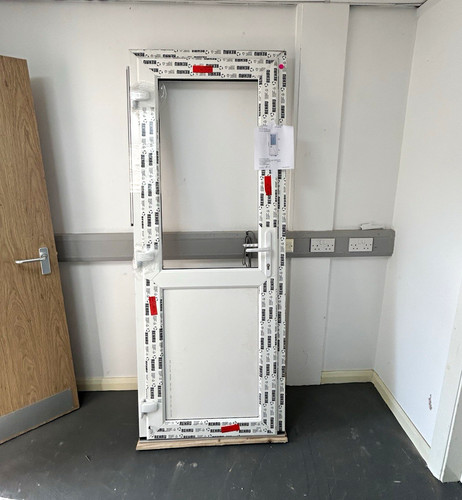 Rehau white upvc - single, back