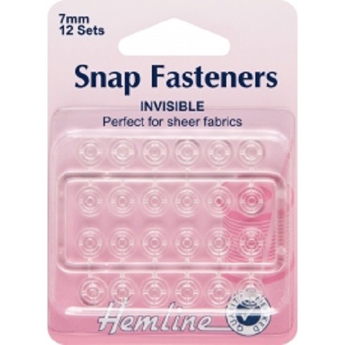 Hemline sew snap - sew-on, fastener