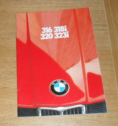 Bmw series e21 brochure - brochure, 1981