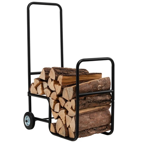 Firewood cart rolling log - cart,