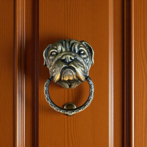 Solid brass bulldog door - bulldog,