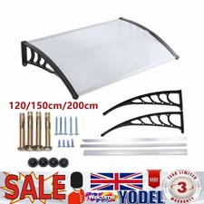 Door Canopy Awning Rain Shelter Front Back Porch Outdoor Shade Patio Roof Cover