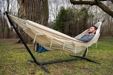VIVERE Double Cotton Hammock