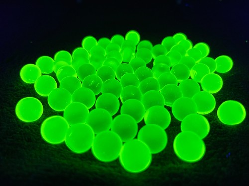 Uranium vaseline glass 14mm - uranium,