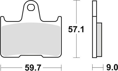 Kh254 sintered street - kh254, brake