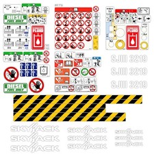Decal Kit fits Skyjack SJIII 3219 Scissor Lift Aftermarket Stickers Made in USA