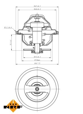 New thermostat coolant for - new, thermostat,