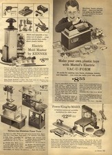 1963 PAPER AD Kenner Electric mold master Toy cap gun holster sets Roy Rogers