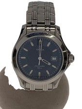 Omega Seamaster 120 Ref.2511.81 Date St.Steel Navy Silver Quartz Mens Watch