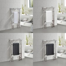 Bathroom Victorian Heated Towel Rail Traditional Column Designer Radiator