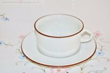 RARE Royal Copenhagen Domino Brown Anne Marie Trolle Porcelain Coffee Tea Cup