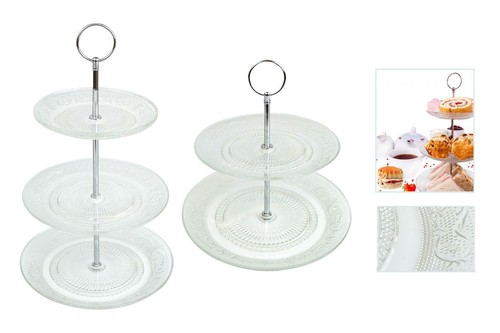 Tier cake stand glass - tier,