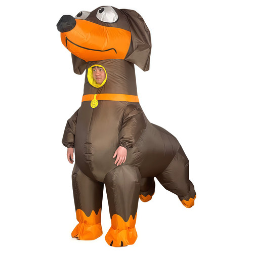 Sausage dog inflatable costume - sausage,