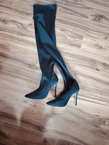 Black stretch pointy - black,