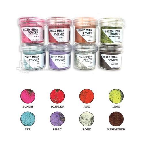 Mixed media embossing powders - mixed,