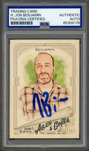 Jon benjamin signed 2018 - h.,