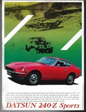 Datsun Nissan 240Z 1971-72 UK
