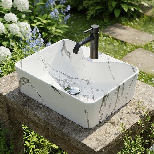 Ceramic countertop basin sink - ceramic,