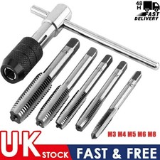 6Pcs T-Handle Tap Wrench & Die