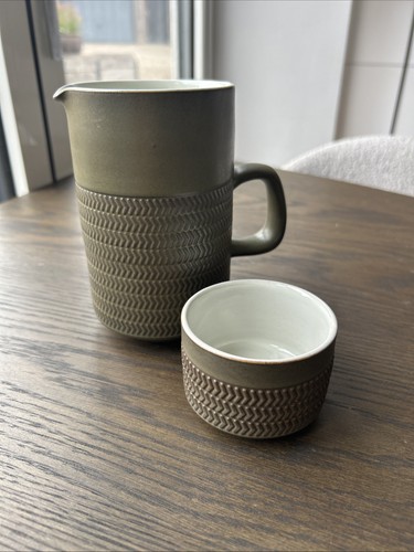 Denby chevron olive - olive, green