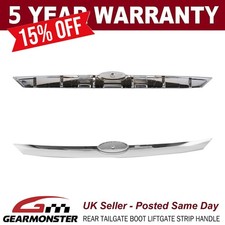 FOR FORD FOCUS MK2 08-11 REAR TAILGATE BOOT LIFTGATE STRIP HANDLE CHROME 1581833