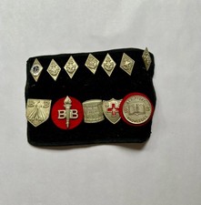 12 x Boys Brigade badges on