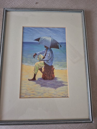 Into the blue - 1993, framed