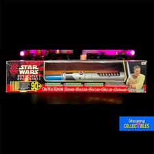 Star Wars Episode 1 Electronic Expandable Obi Wan Kenobi Lightsaber 1999 91cm